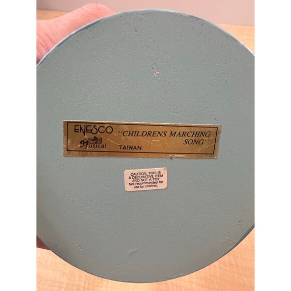 Vintage Enesco Gumball Machine Music Box‎ Childrens Marching Song Carousel - Picture 3 of 4